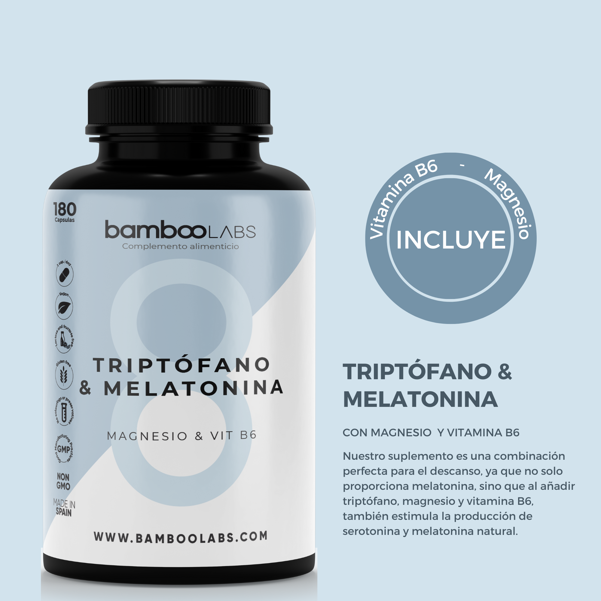 Triptófano + Melatonina